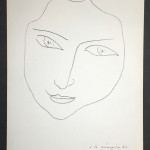 Henri Matisse: Original Lithograph "A la memoire de Angela Lamotte I" Verve 1945